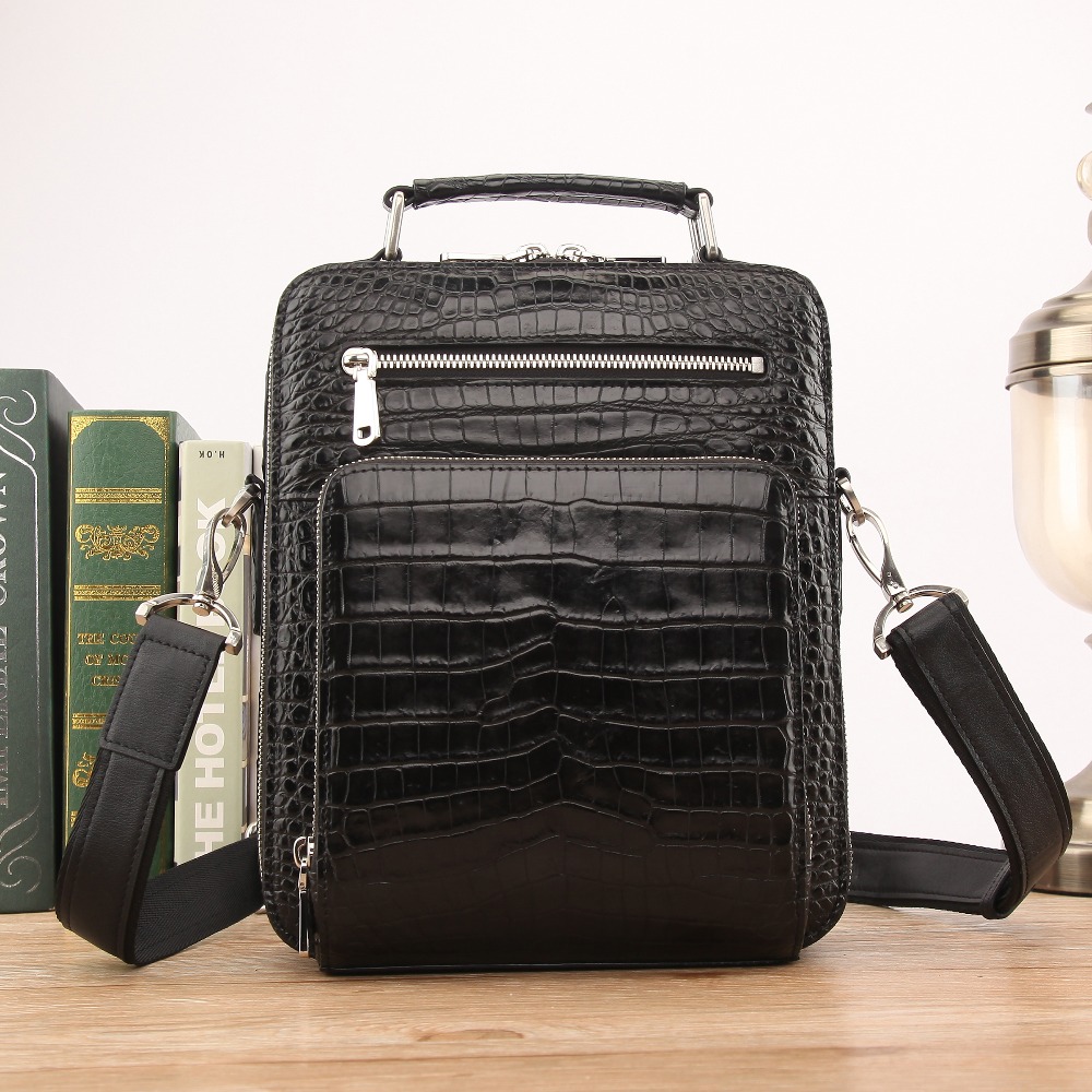 Luxury Bags With Silver Hardware - Hot luxury quality Men's Genuine/Real 100%