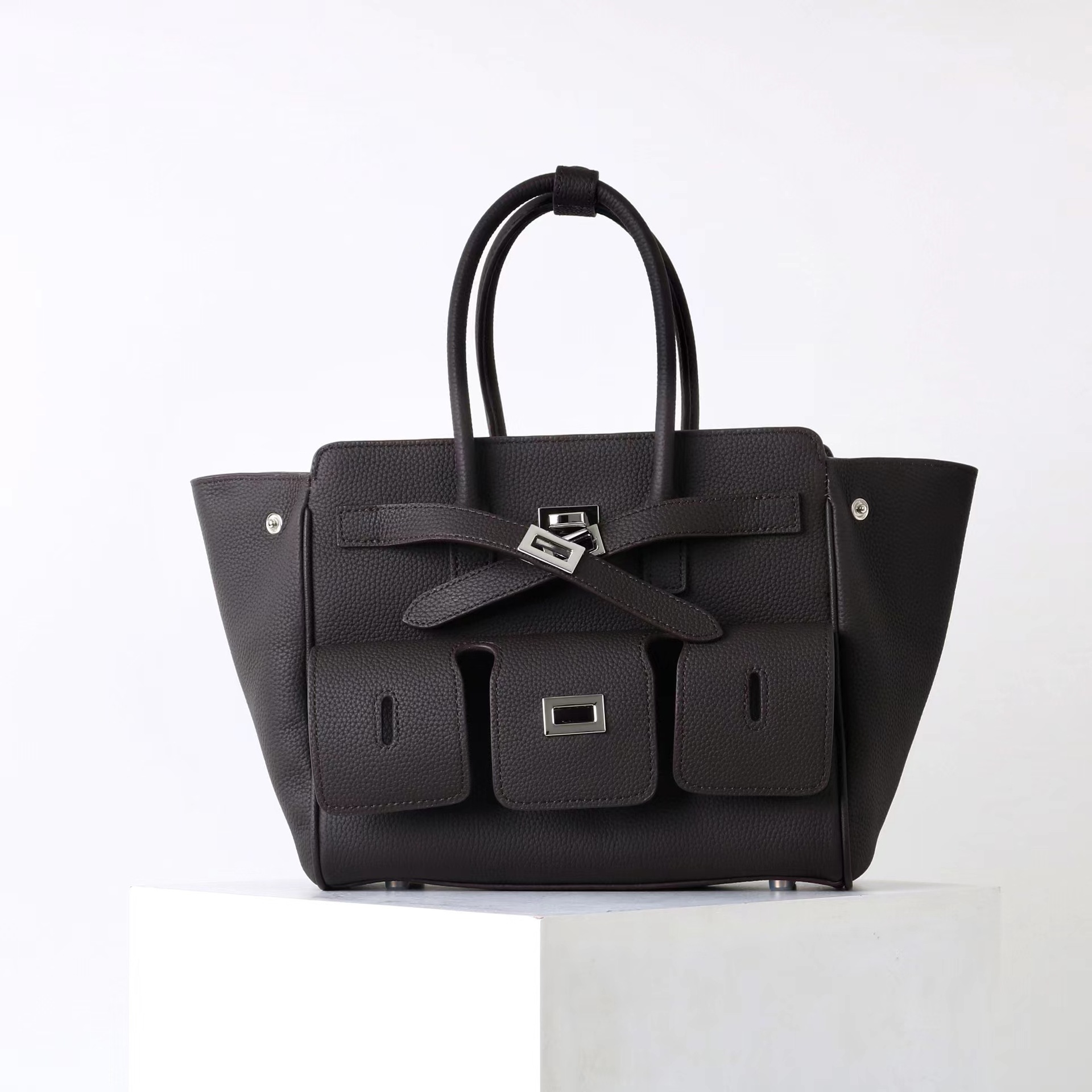 Luxury Bags With Silver Hardware - Luxury Brand Genuine Leather Women Handbags