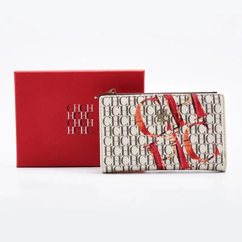Wristlet Wallet Zipper - CH Exquisite Compact Portable High-quality Wallet