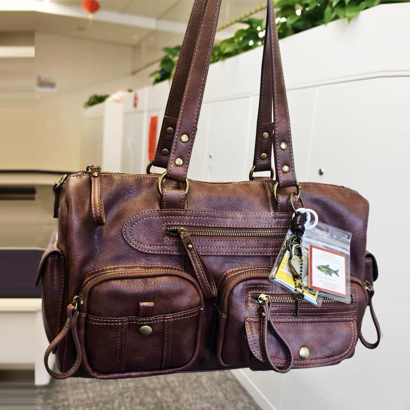Luxury Bags England - England Style Boston Bag For Women