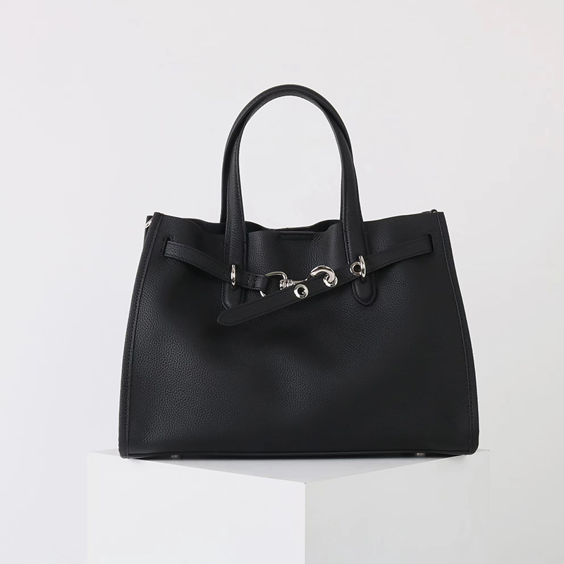 Luxury Bags With Silver Hardware - Luxury Brand Silver Buckle Women Bags