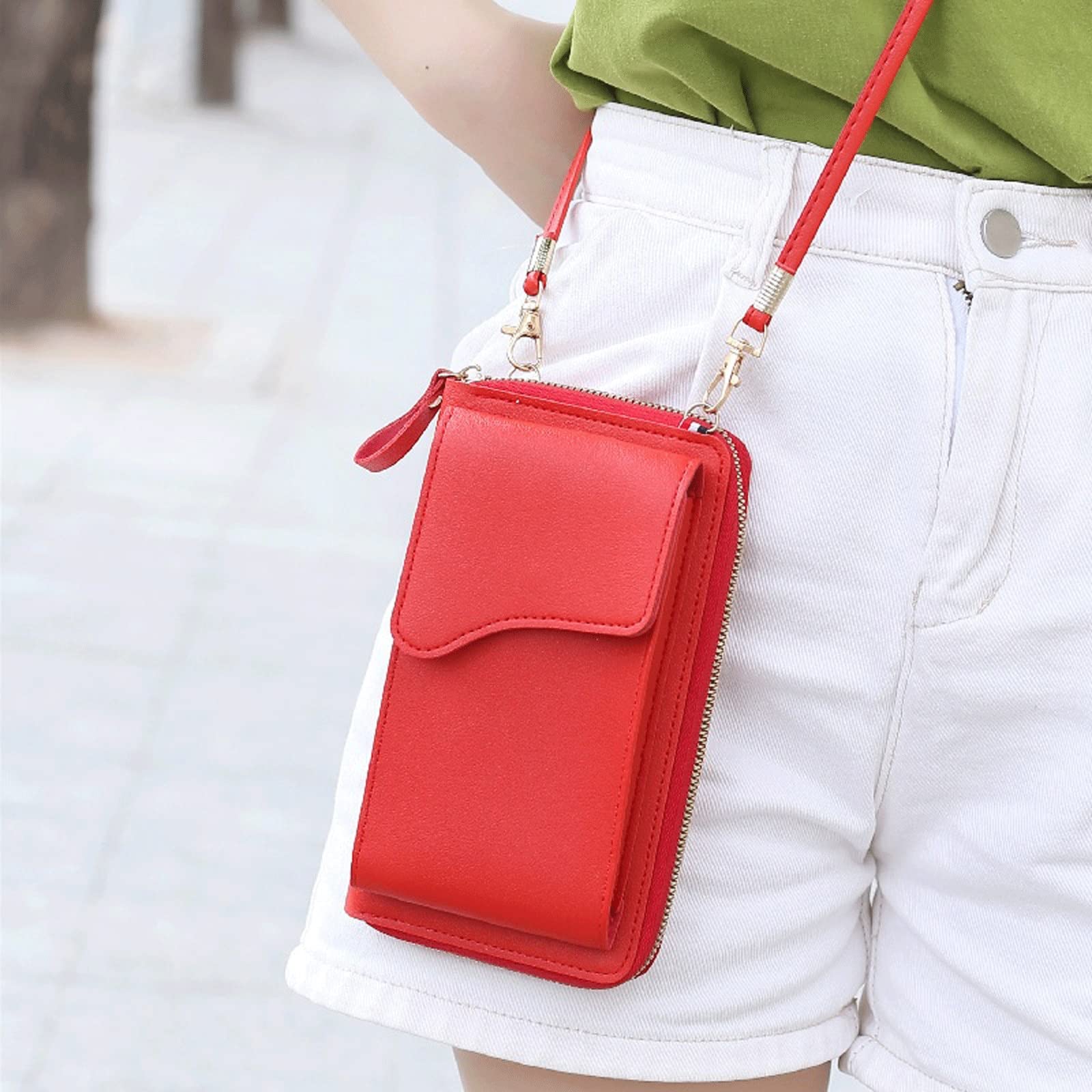 Shoulder Purse Women's Small C - Wristlet Wallet Zipper recension och pris