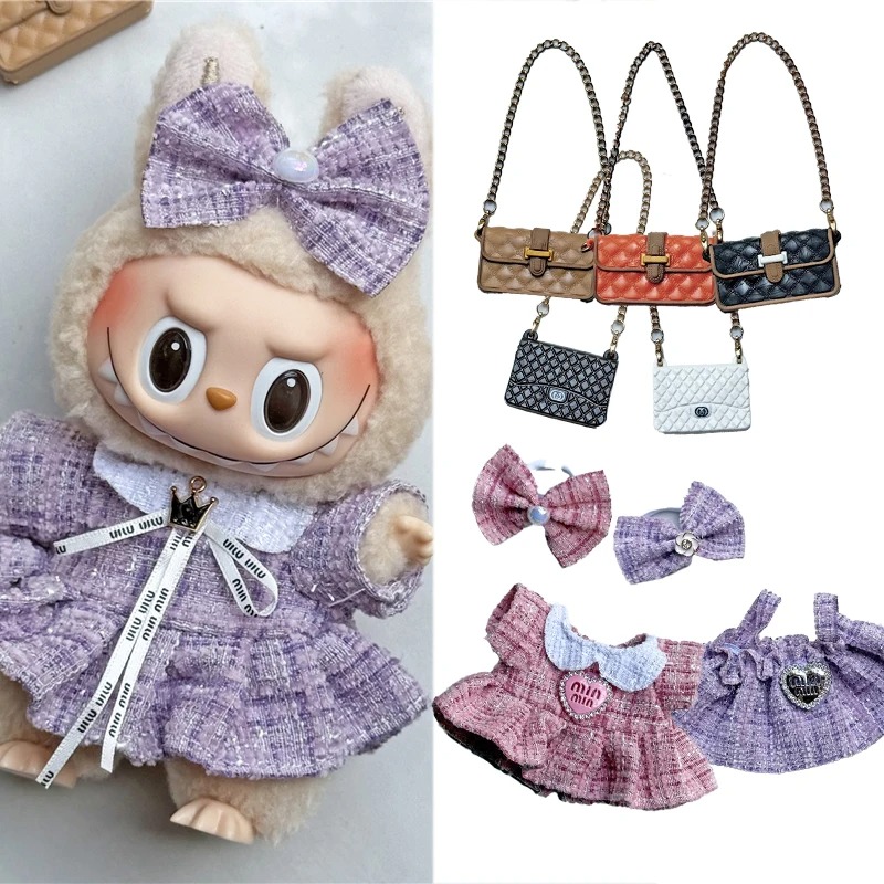 15 17cm For Labubu Doll Adorab - Luxury Bags Mini recension och pris