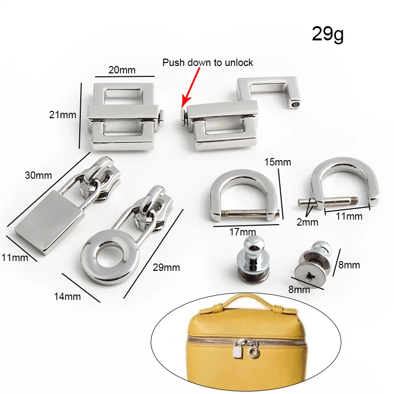 Gold,Silver Stainless Steel Me - Luxury Bags With Silver Hardware recension och pris