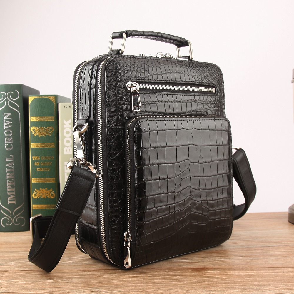 Hot luxury quality Men's Genui - Luxury Bags With Silver Hardware recension och pris
