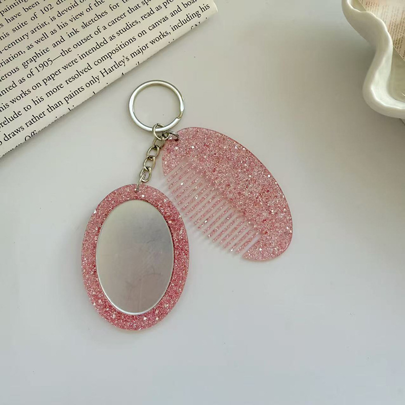 Oval Comb Mirror Keychain Pend - Luxury Bags Ysl recension och pris