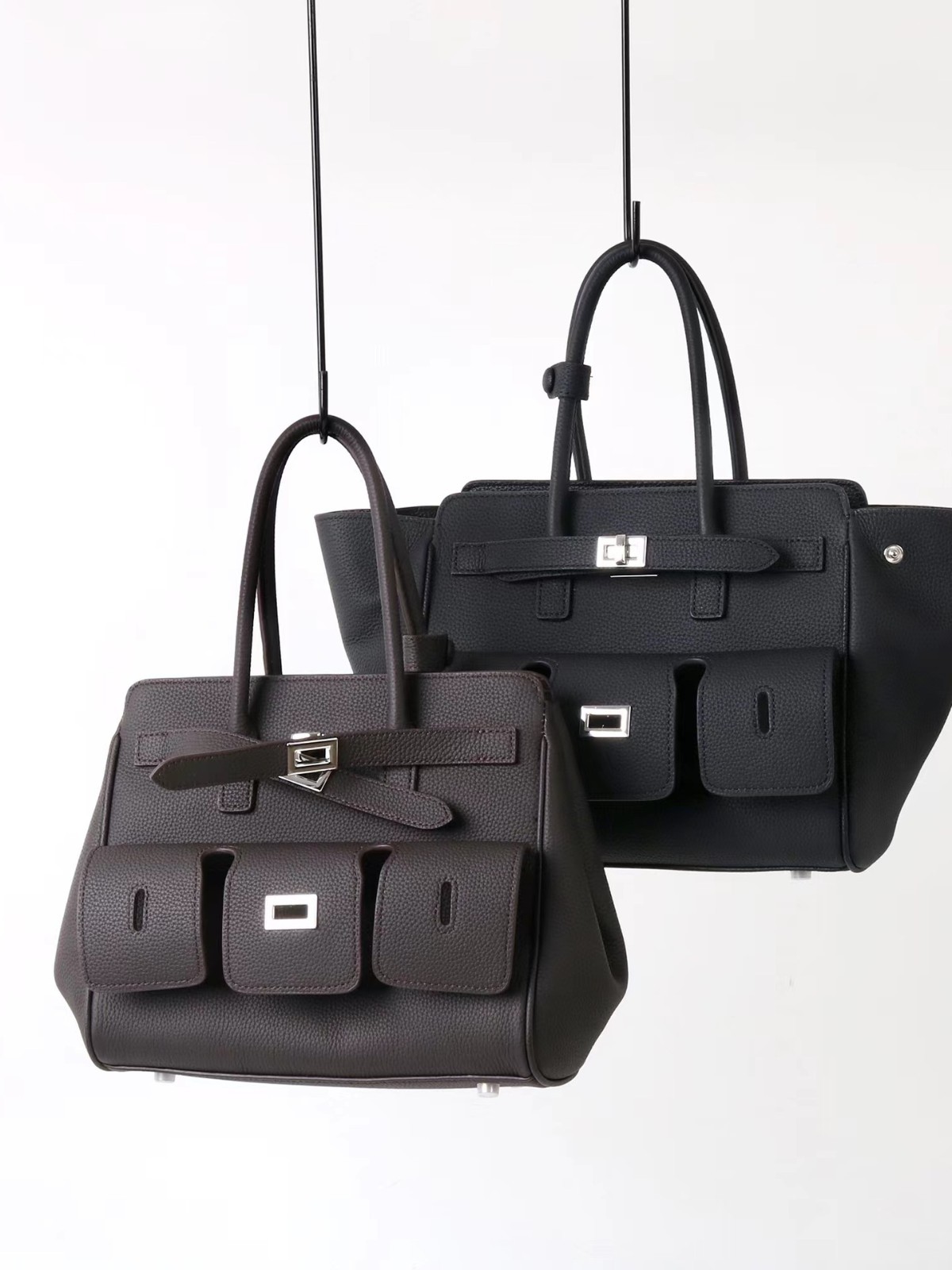Luxury Brand Genuine Leather W - Luxury Bags With Silver Hardware recension och pris