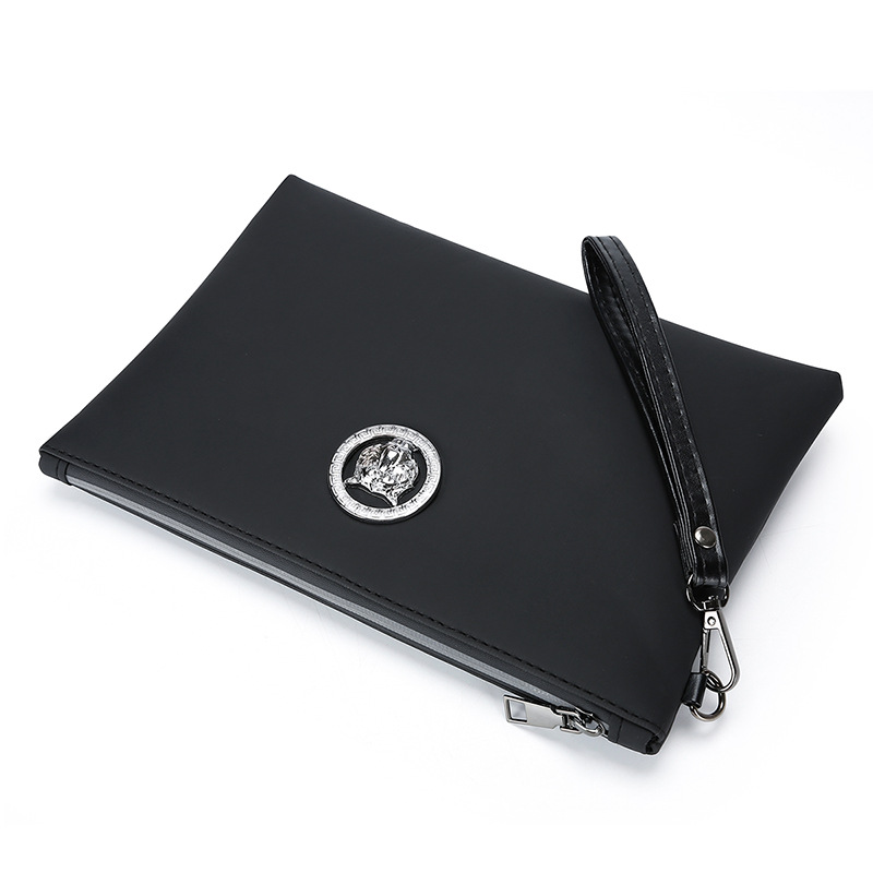 Men's Soft PU Leather Clutch B - Wristlet Wallet Zipper recension och pris