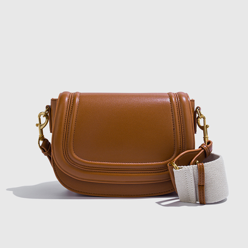Minimalist Stitched Saddle Cro - Luxury Bags Vegan Leather recension och pris