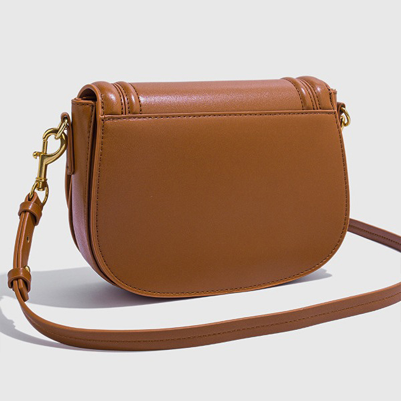 Minimalist Stitched Saddle Cro - Luxury Bags Vegan Leather recension och pris