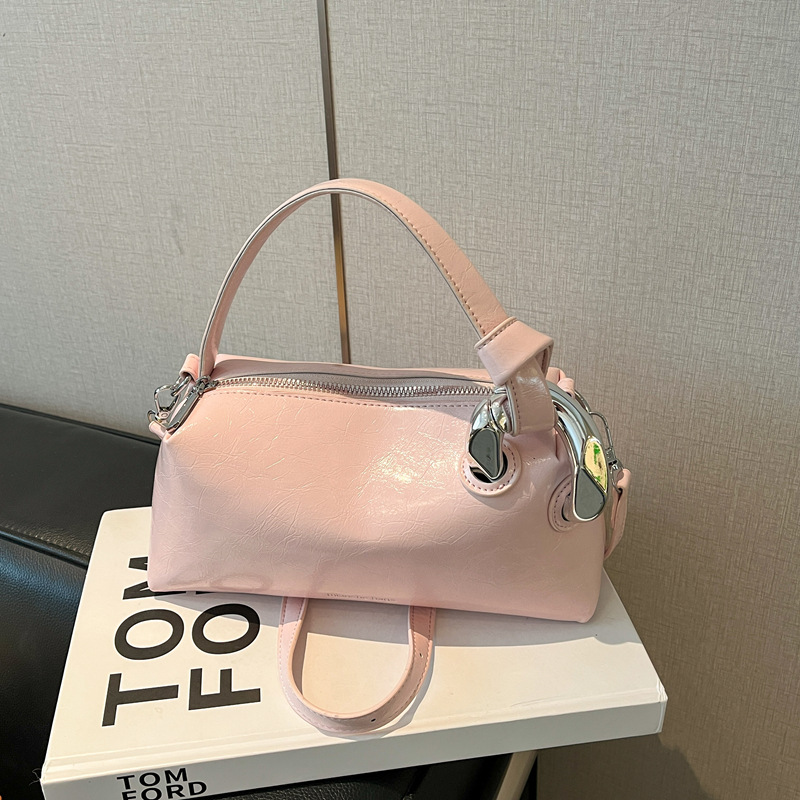 Women's Fashion Glossy Patent  - Top Handle Patent Bag recension och pris