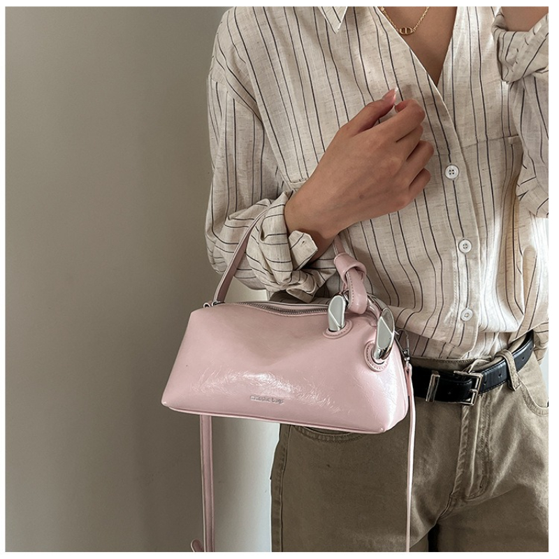 Women's Fashion Glossy Patent  - Top Handle Patent Bag recension och pris