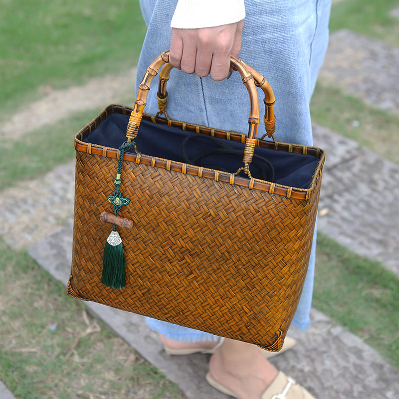 Vintage Handbag Women's Straw  - Luxury Bags England recension och pris