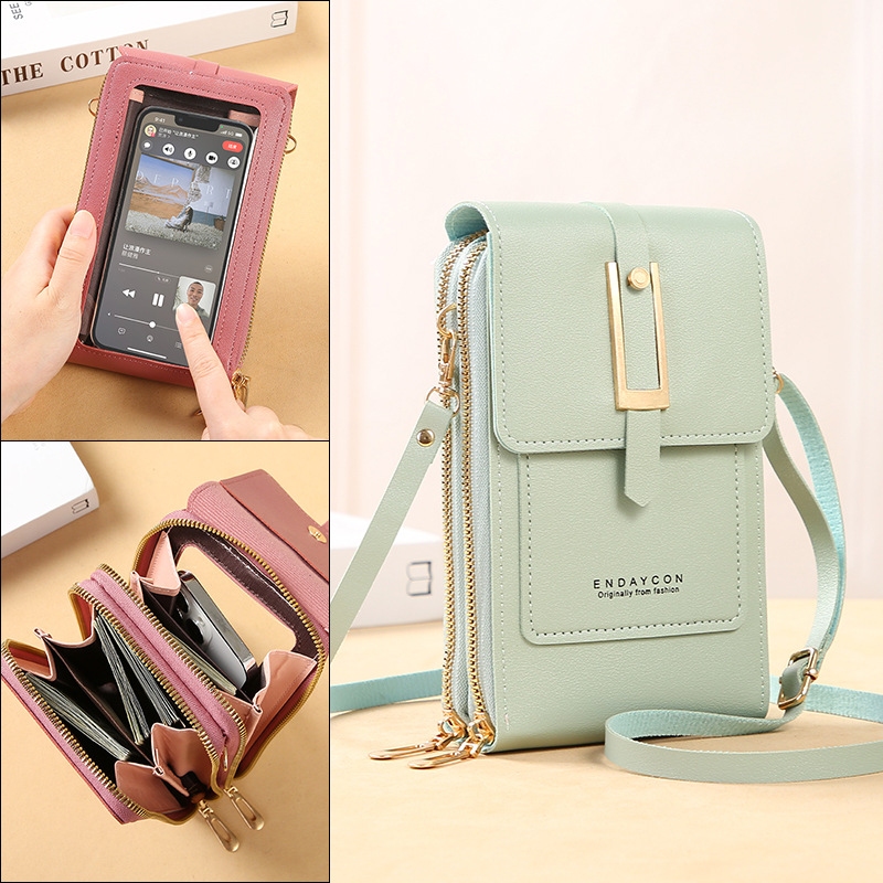 Touch Screen Cell Phone Women  - Wristlet Wallet Zipper recension och pris