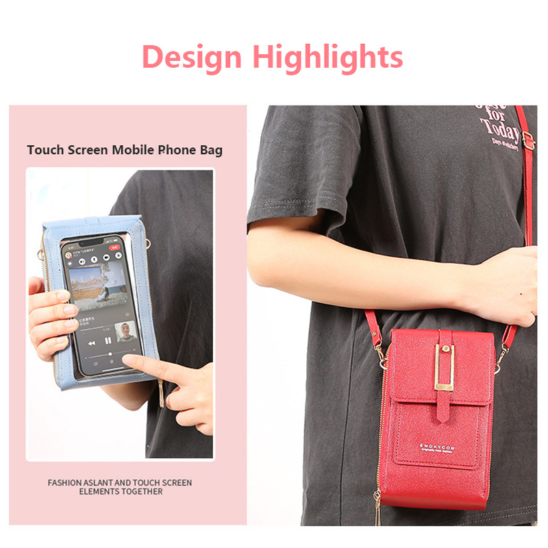 Touch Screen Cell Phone Women  - Wristlet Wallet Zipper recension och pris