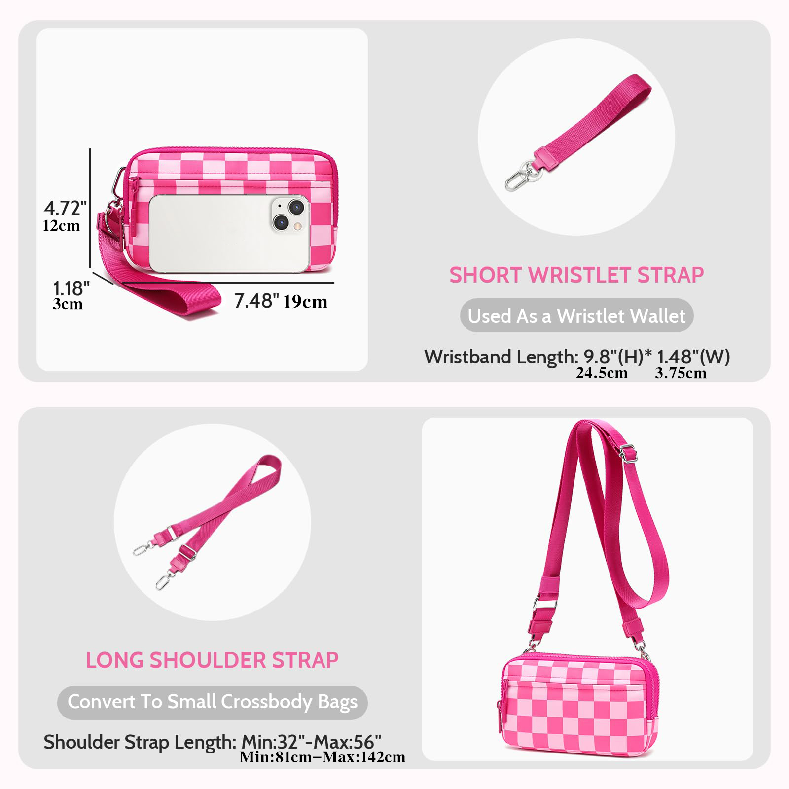 [DOYOGI Wristlet Wallet] DOYOG - Wristlet Wallet Zipper recension och pris