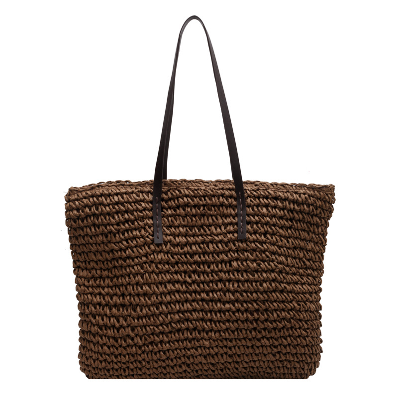 Straw Woven Tote Bags Casual L - Luxury Bags Vendor recension och pris