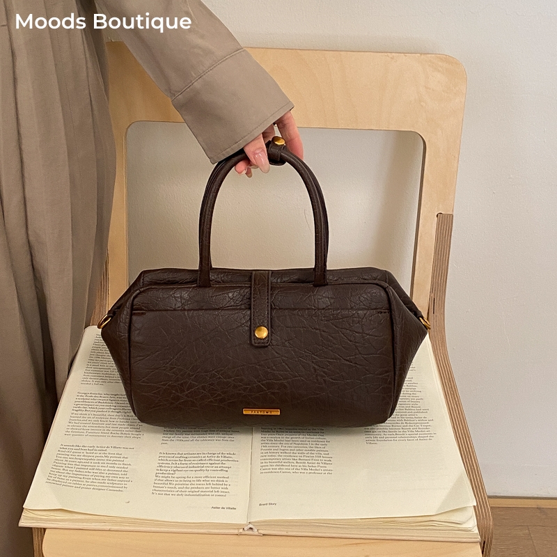 MOODS Vintage Top-handle Bags  - Luxury Bags Vegan Leather recension och pris