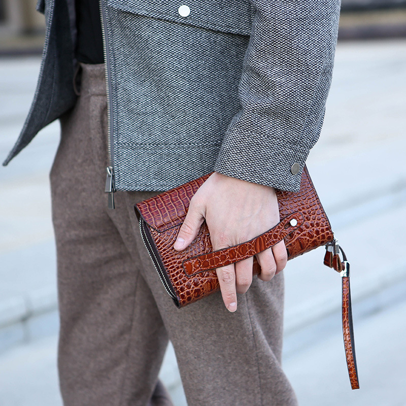 New Men's Bag Crocodile Patter - Luxury Bags England recension och pris