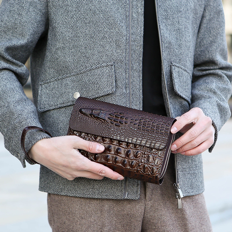 New Men's Bag Crocodile Patter - Luxury Bags England recension och pris