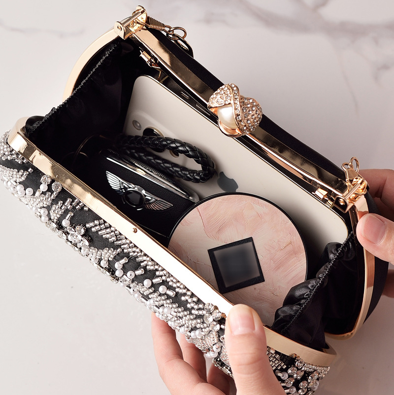 Black Handbag Beading Vintage  - Luxury Bags In China Wholesale recension och pris