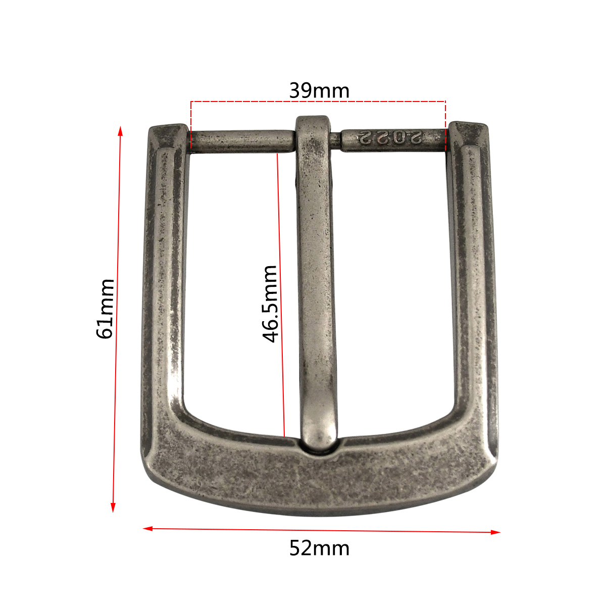 New 1x Antique Silver 40mm Bel - Luxury Bags With Silver Hardware recension och pris