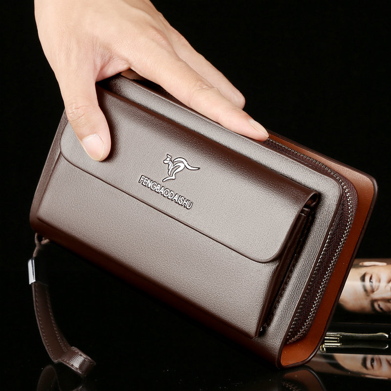 Fashion Men's Wallets Brand La - Wristlet Wallet Zipper recension och pris