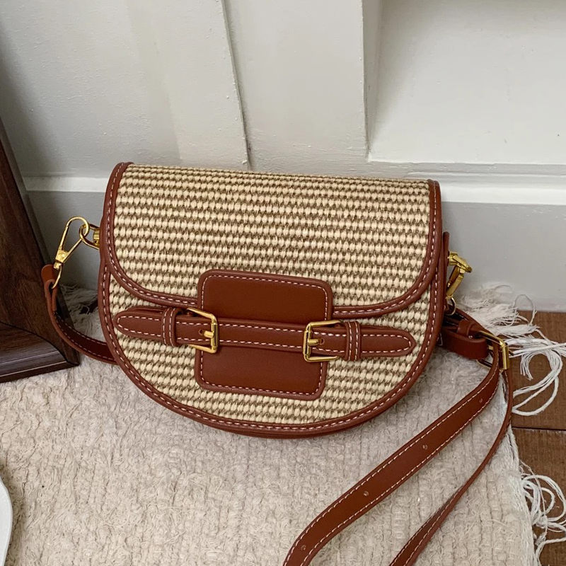 England Style Mini Straw Saddl - Luxury Bags Mini recension och pris