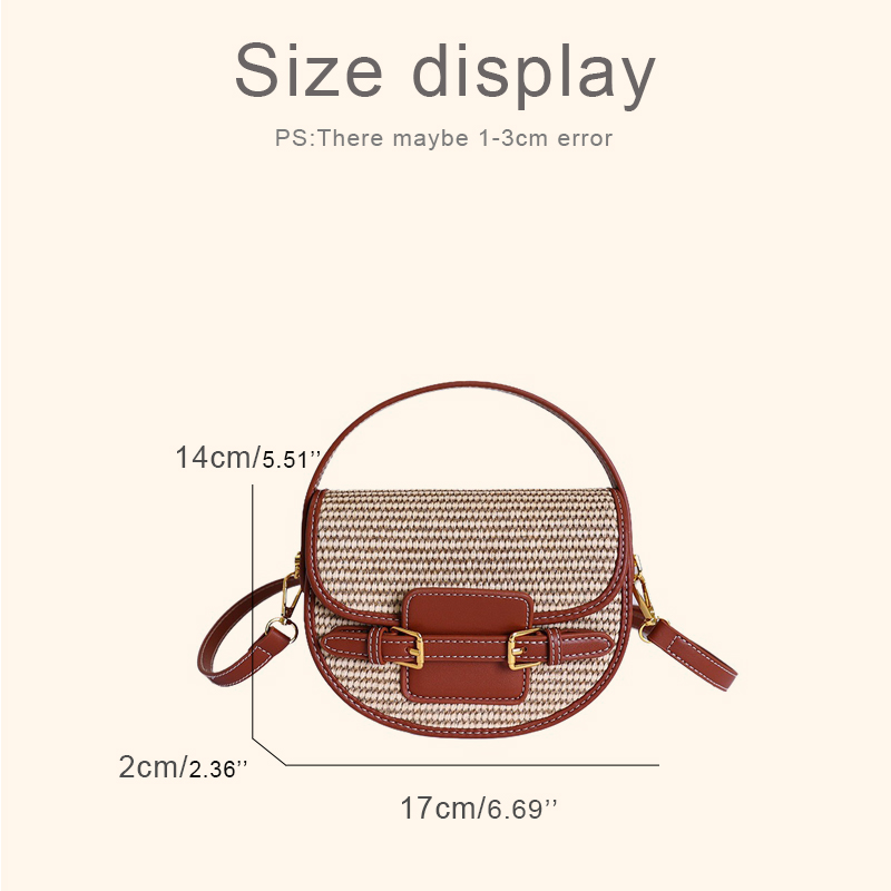 England Style Mini Straw Saddl - Luxury Bags Mini recension och pris