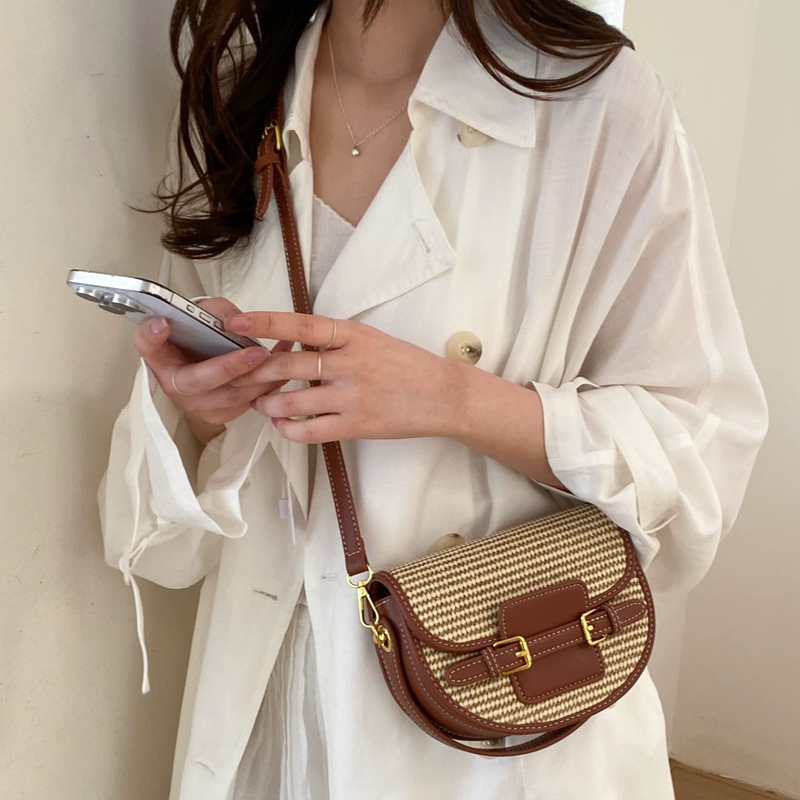 England Style Mini Straw Saddl - Luxury Bags Mini recension och pris