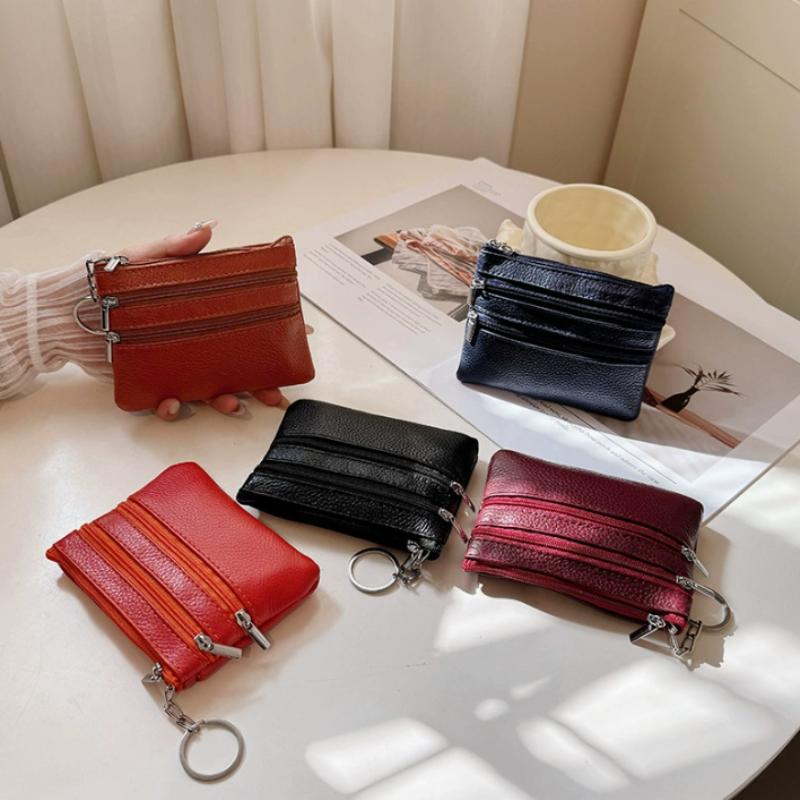 Durable PU Leather Coin Purse  - Wristlet Wallet Zipper recension och pris