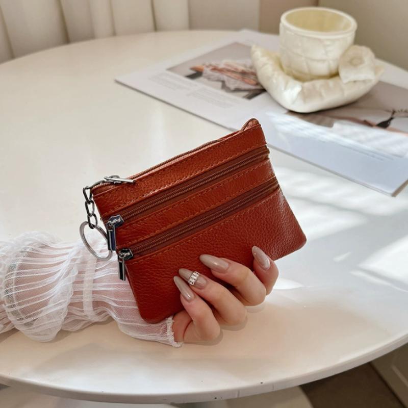 Durable PU Leather Coin Purse  - Wristlet Wallet Zipper recension och pris