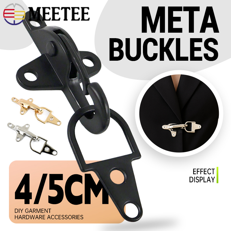 1-5Pcs 4/5cm Silver Metal Buck - Luxury Bags With Silver Hardware recension och pris