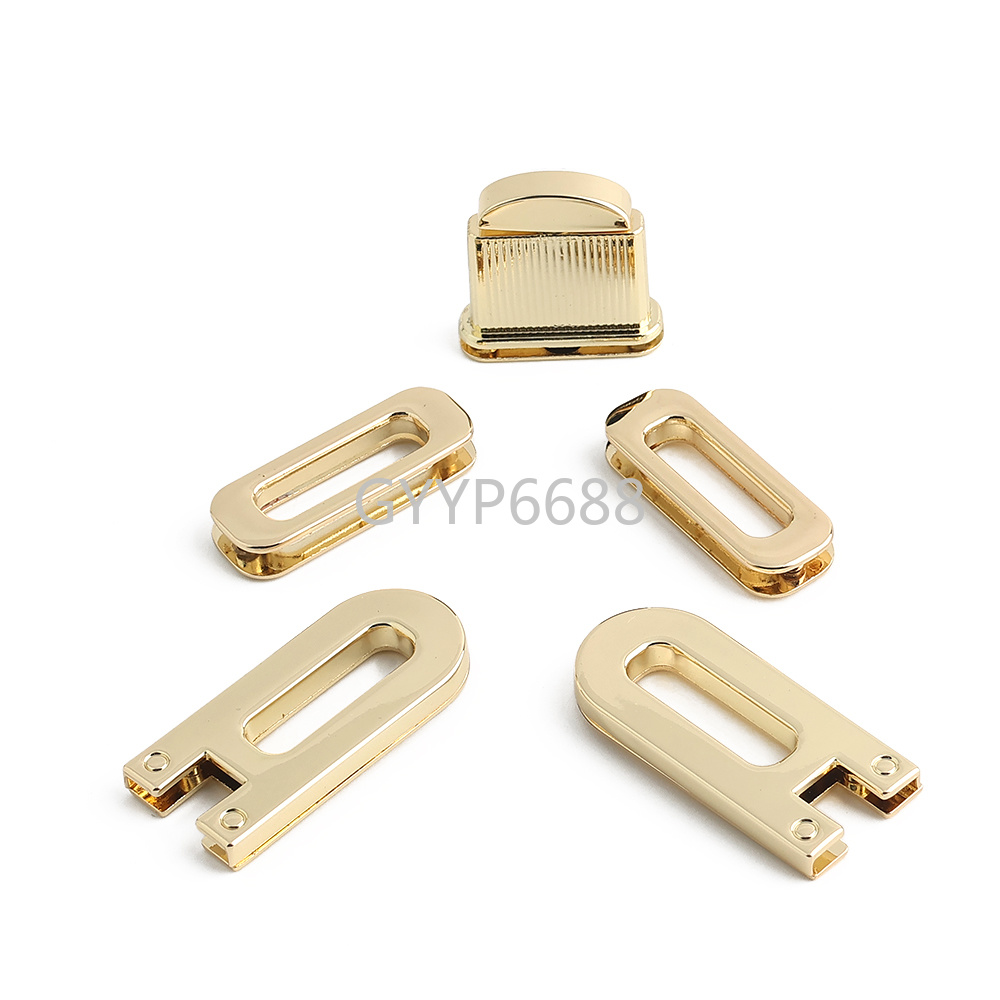 2/5/10Sets Satin silver Metal  - Luxury Bags With Silver Hardware recension och pris