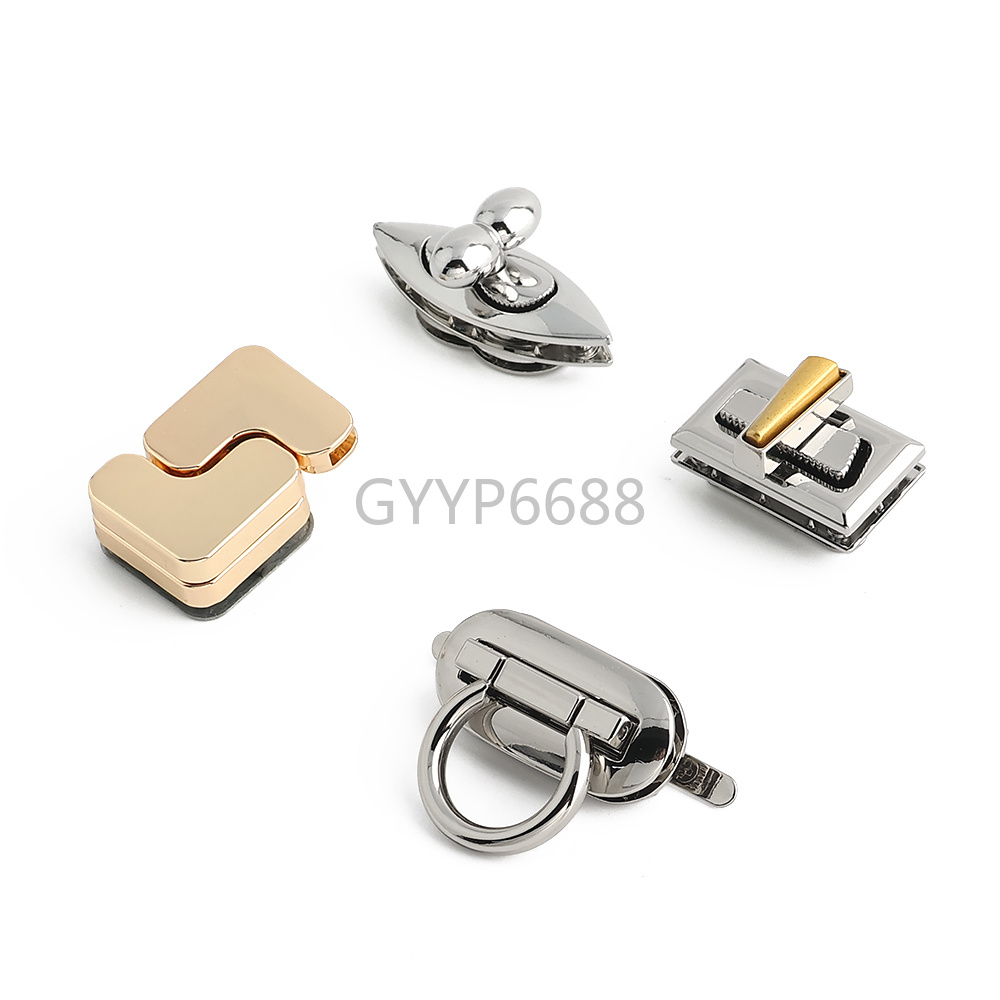 2/5/10Sets Satin silver Metal  - Luxury Bags With Silver Hardware recension och pris