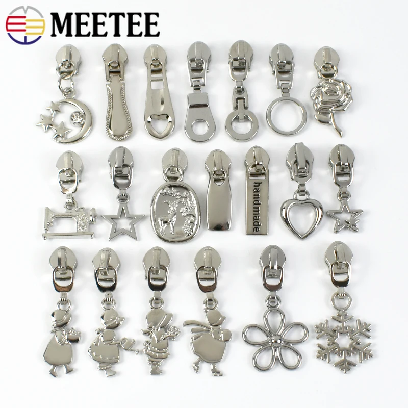Metal Zipper Slider 5# 5-20Pcs - Luxury Bags With Silver Hardware recension och pris