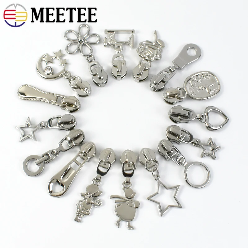 Metal Zipper Slider 5# 5-20Pcs - Luxury Bags With Silver Hardware recension och pris