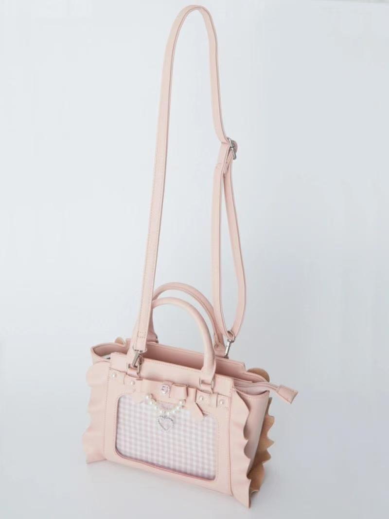 Harajuku Square Pink Ita Bag W - Wristlet Wallet Zipper recension och pris